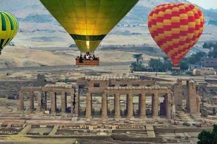 Sunrise Hot Air Balloon Over Luxor's Theban Necropolis photo 4