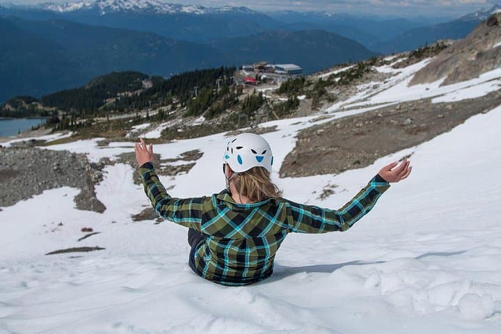 Whistler Glacier Glissading: Slide Summer Snow on Whistler Glacier photo 3