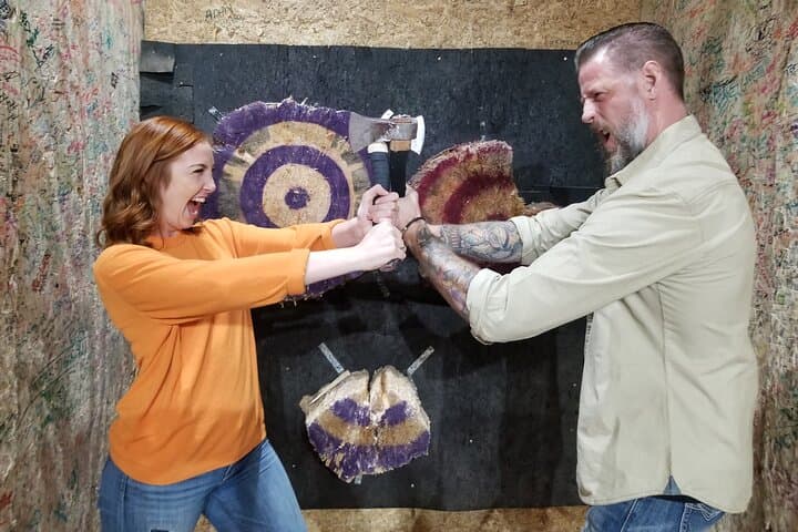 Axe Throwing on Fremont Street — Las Vegas Downtown Axe-Throwing Experience photo 2