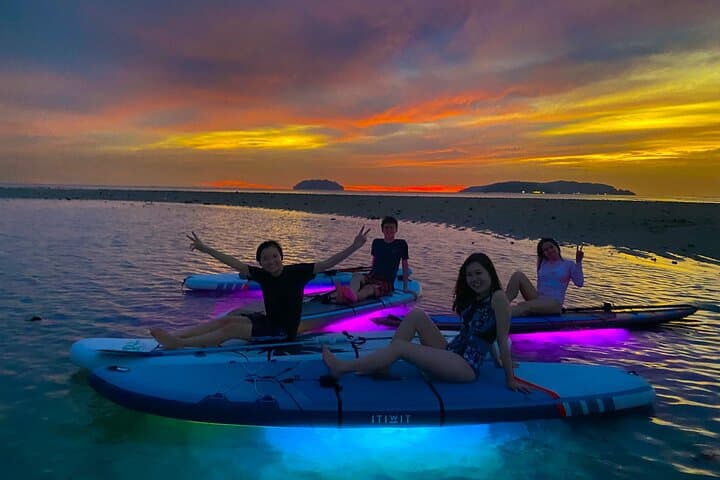 Night Glow Stand Up Paddle in Kota Kinabalu — LED‑Lit Twilight SUP Adventure