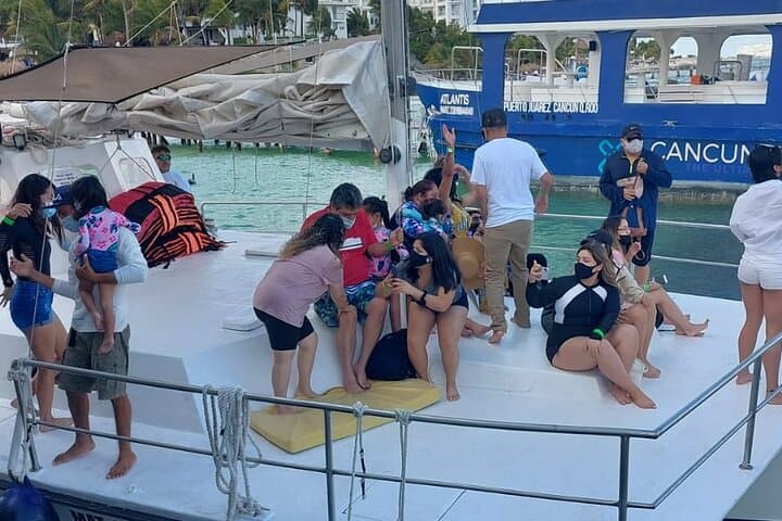 Private Catamaran to Isla Mujeres: Snorkel, Lunch & Sunset Sail from Cancun photo 2