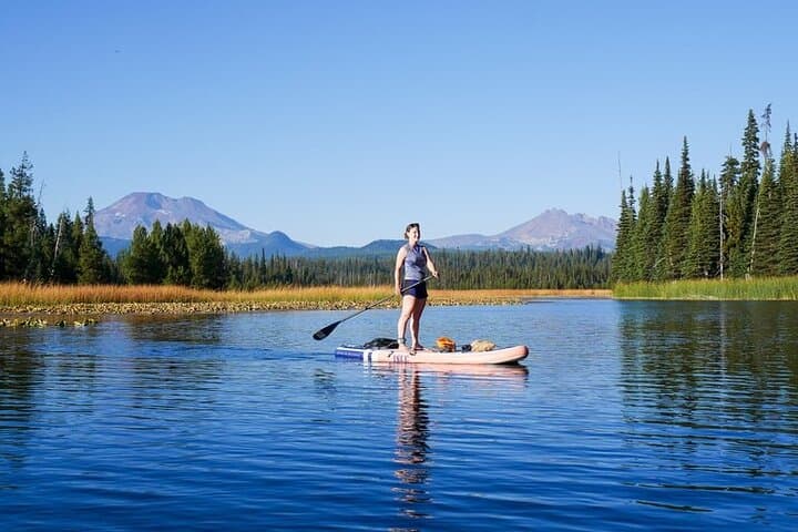 Cascade Lakes Paddle Board and Happy Hour — Sunset SUP Near Bend, OR