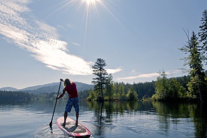 Cascade Lakes Paddle Board and Happy Hour — Sunset SUP Near Bend, OR photo 2