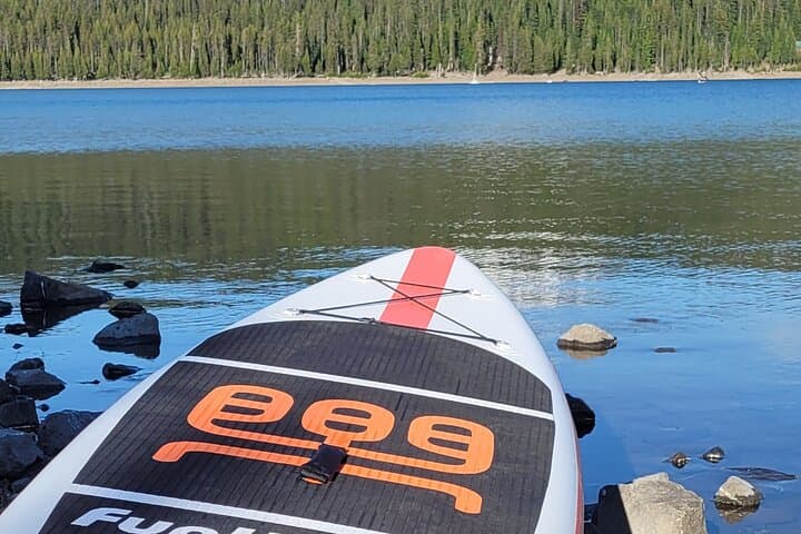 Cascade Lakes Paddle Board and Happy Hour — Sunset SUP Near Bend, OR photo 6