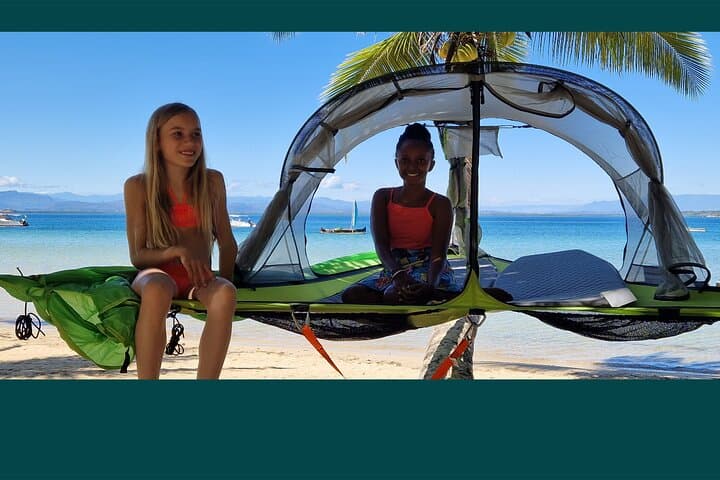 Tree-Topped Air-Tents: 2-Day Private Adventure to Nosy Iranja, Nosy Komba & Nosy Faly