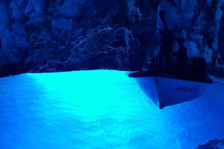 Speedboat Day Trip to Blue Cave, Green Cave & Pakleni Islands from Hvar