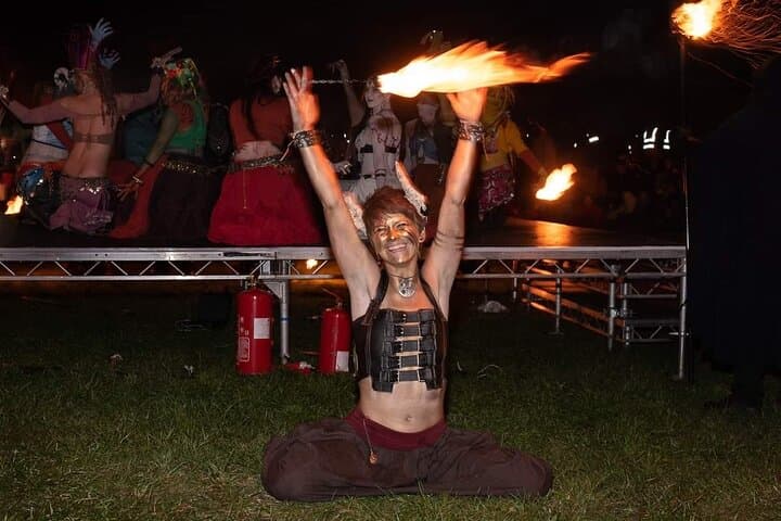 Fire Dancing in Edinburgh: Hands-On Fire Performance Workshop with Iga photo 4