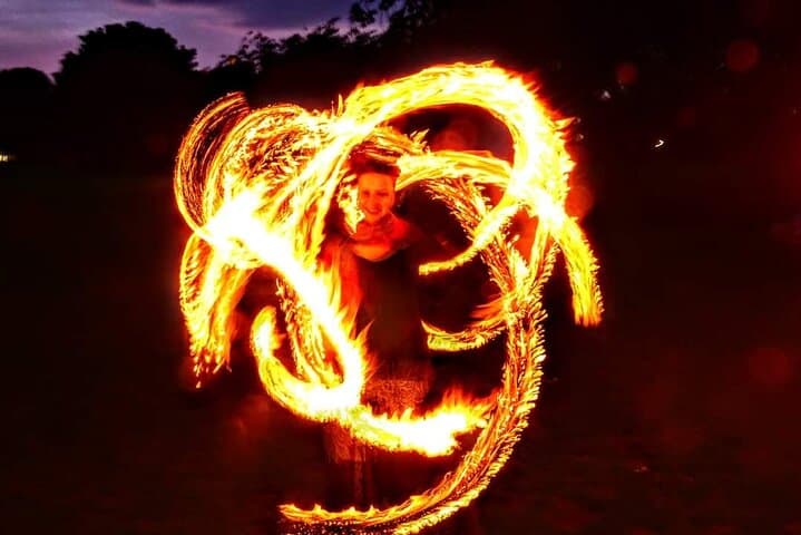 Fire Dancing in Edinburgh: Hands-On Fire Performance Workshop with Iga photo 5