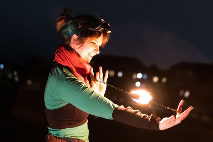 Fire Dancing in Edinburgh: Hands-On Fire Performance Workshop with Iga photo 2