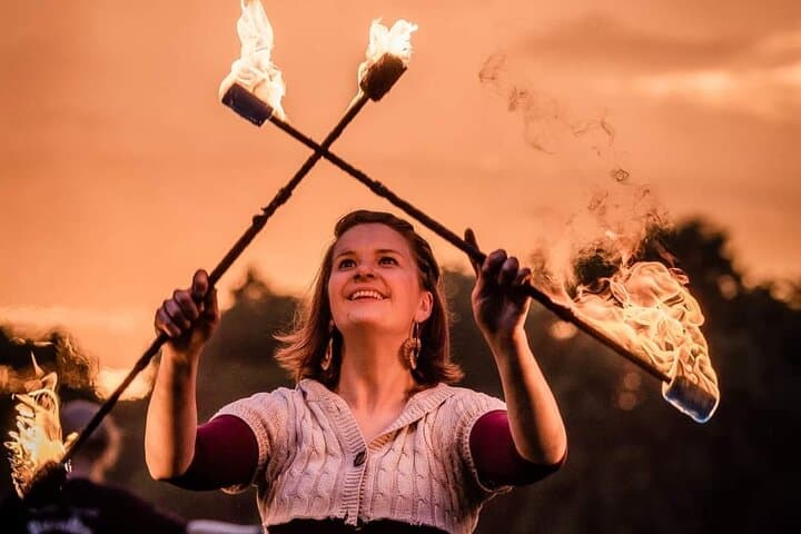 Fire Dancing in Edinburgh: Hands-On Fire Performance Workshop with Iga photo 6