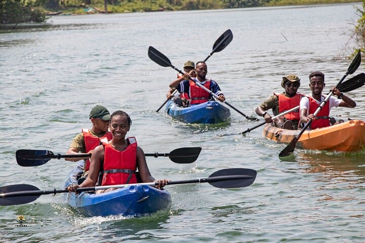 Half-Day Kayaking Odyssey on River Volta — Hike, Abseil & Island Paddle photo 4