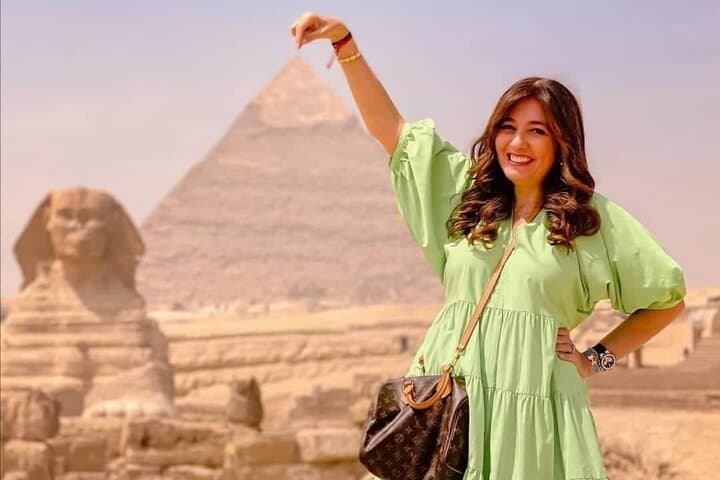 Giza Pyramids Day Tour: Camel Ride, Sphinx, Grand Egyptian Museum & Khan El-Khalili photo 1