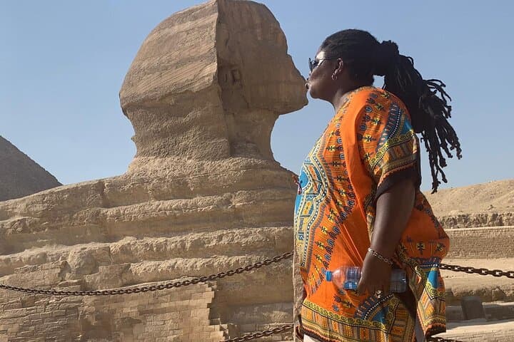 Giza Pyramids Day Tour: Camel Ride, Sphinx, Grand Egyptian Museum & Khan El-Khalili photo 2