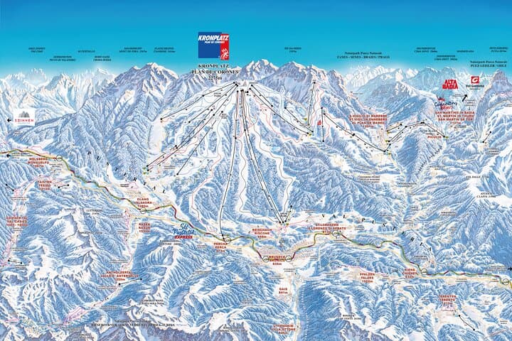 Full-Day Guided Skiing on Plan de Corones (Kronplatz) from Cortina d'Ampezzo photo 2