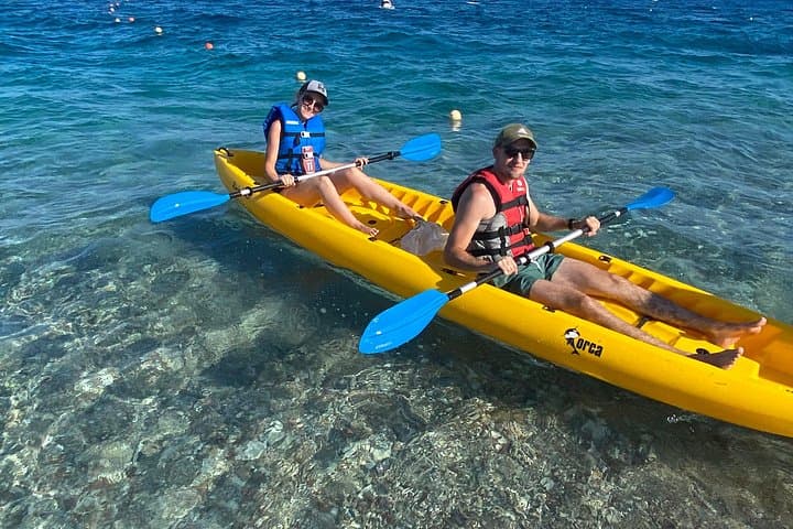 Stand-Up Paddle & Sea Cave Tour — SUP Around Rhodes' Coastal Caves photo 1