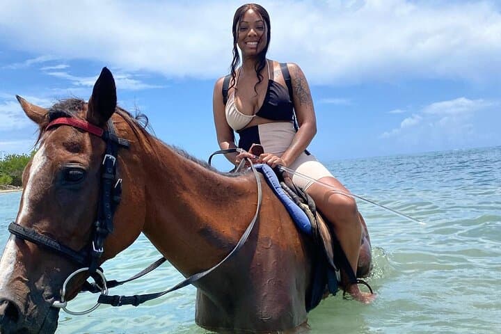 Cascade Blue Hole & Beach Horseback Ride — Ocho Rios Day Adventure photo 6