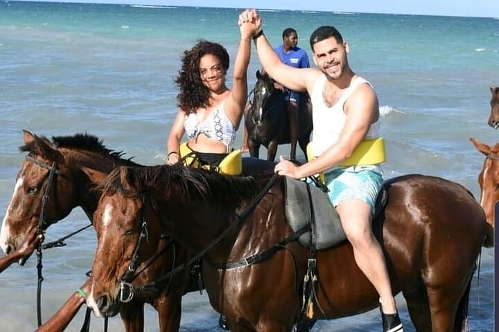 Cascade Blue Hole & Beach Horseback Ride — Ocho Rios Day Adventure