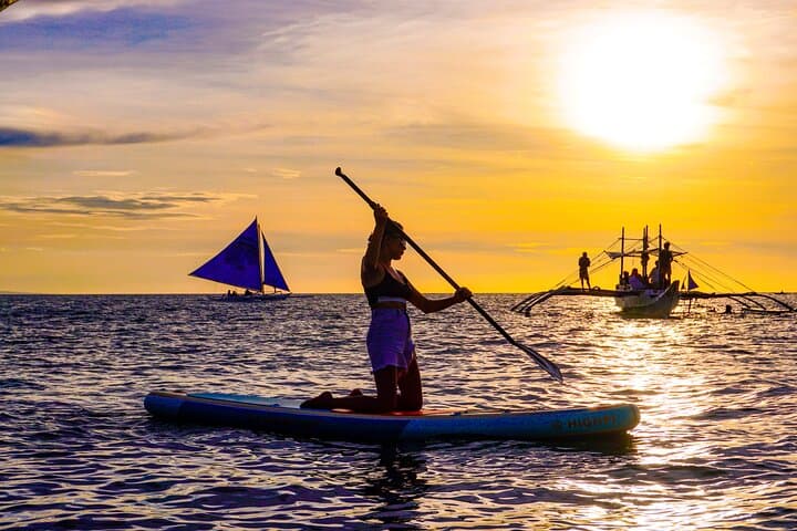 Boracay Sunset Cruise: White Beach Evening Cruise with Snorkel & Paddleboard photo 2