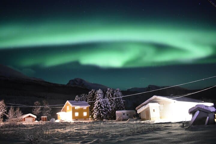 VIP Northern Lights Chase from Svolvaer — Private Beach Camp & Photo Service