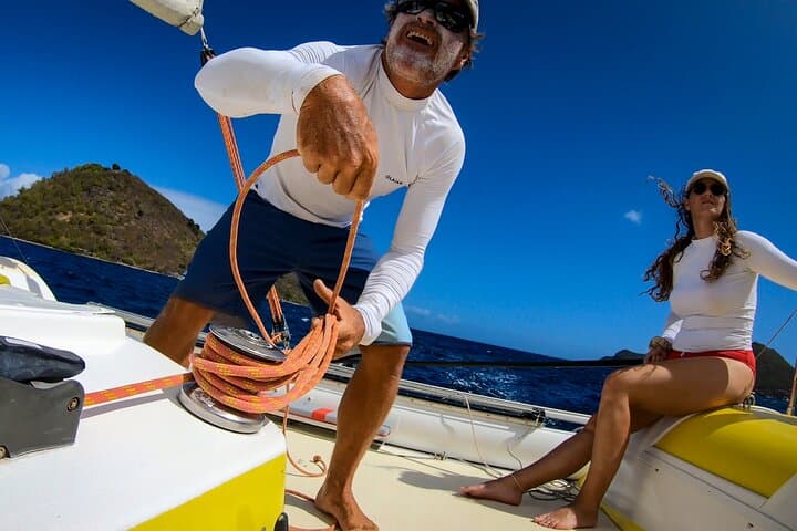 Sailing the Baie des Saintes: Beginner Catamaran Cruise and Turtle Snorkel photo 2