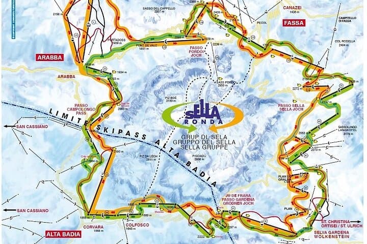 Sellaronda Ski Tour from Cortina d'Ampezzo — Full-Loop Ski Day in the Dolomites photo 2