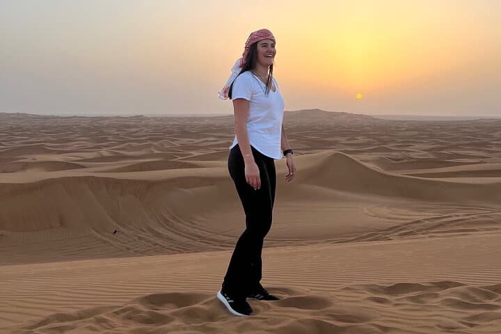 Private Dubai Desert Safari with Dune Bashing, Camel Ride & BBQ Dinner photo 3