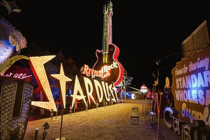 Las Vegas Night Helicopter Tour & Neon Museum Experience: Strip Lights and Brilliant! Show photo 1