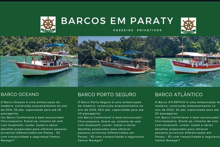 Private Boat Tour in Paraty Bay: Custom Island Hopping & Snorkeling