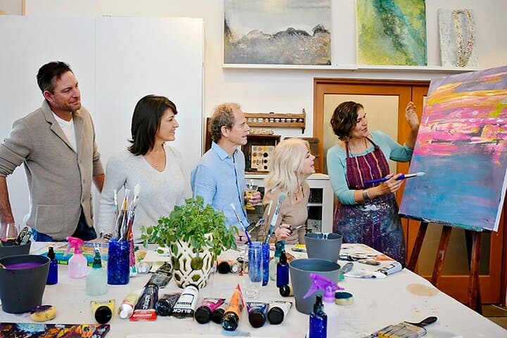 Abstract Painting Workshop in Santa Fe: Downtown Studio Class for Beginners