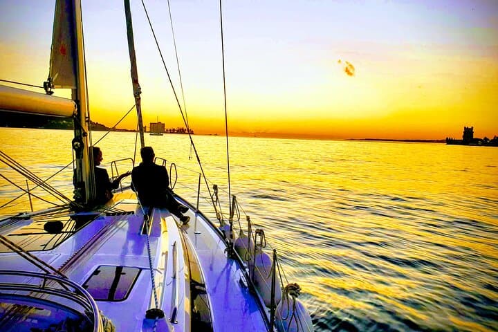 Lisbon Private Sunset Cruise: Two-Hour Tagus River Evening Experience