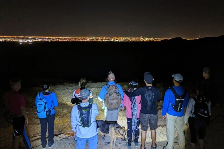 Night Hike to Las Vegas Strip View from Lake Las Vegas photo 1