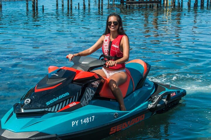 2-Hour Jet Ski Adventure in Puna'auia — Explore Tahiti's Turquoise Lagoon photo 2