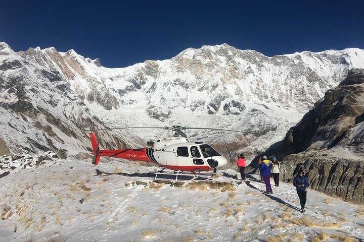Annapurna in a Day: Helicopter Landing at ABC from Pokhara photo 3