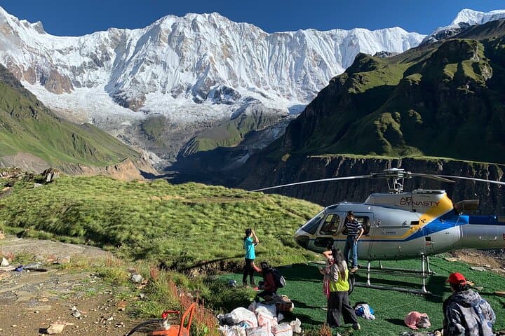 Annapurna in a Day: Helicopter Landing at ABC from Pokhara photo 4
