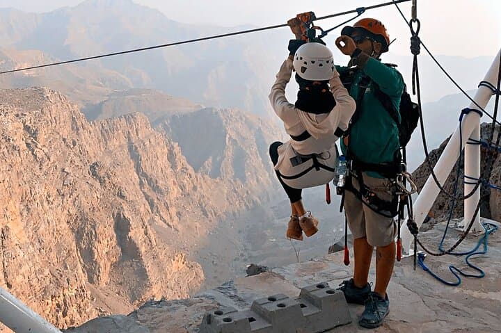 Jebel Jais Sky Tour: Zip the World's Longest Ziplines Over the Hajar Mountains
