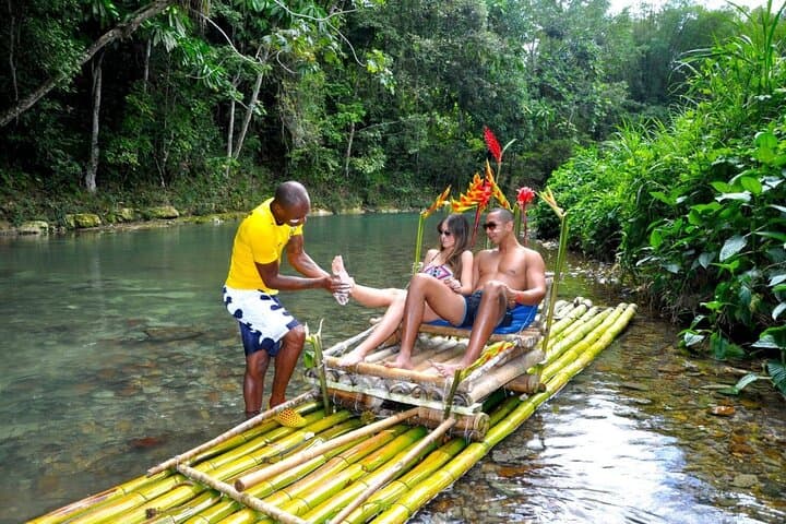 Private Bamboo Rafting on Jamaica's Great River from Montego Bay photo 2