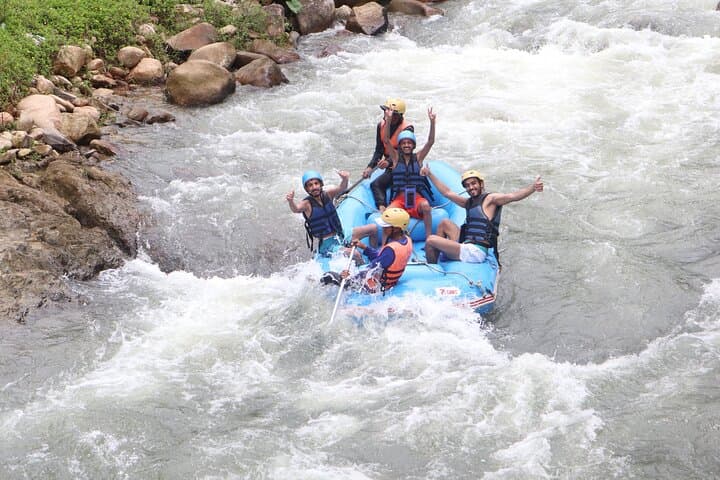 Phuket Full-Day Adventure: Rafting, Monkey Cave & Zip Line