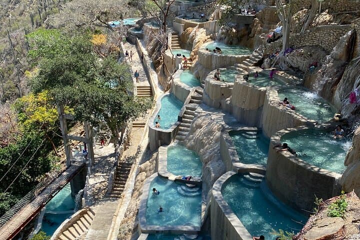 Full-Day Tolantongo Hot Springs Tour from Mexico City: Caves, Pocitos & River Relaxation