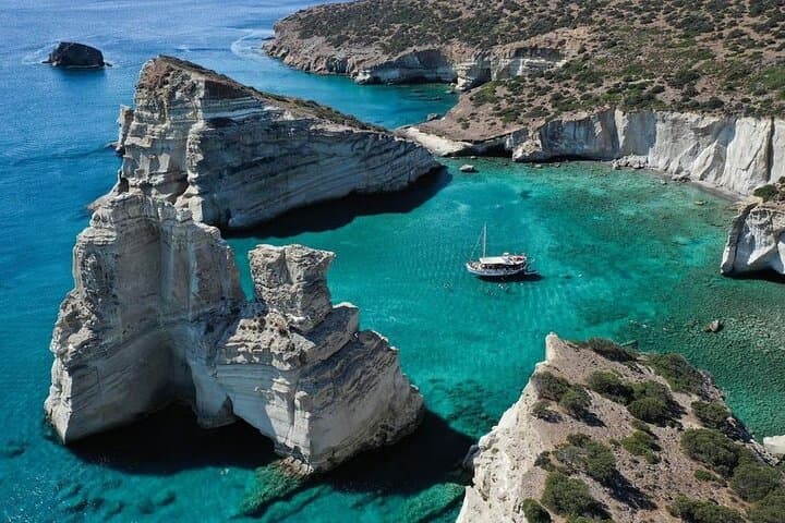 Half-Day Boat Tour to Kleftiko, Milos — Swim Caves & Coastal Cruise