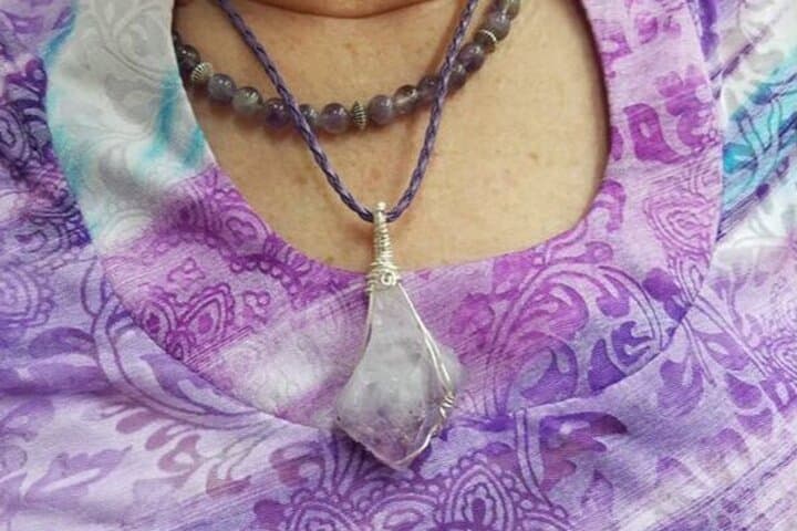 Beginner Wire-Wrapping Raw Gemstone Pendant Class in Newark photo 2