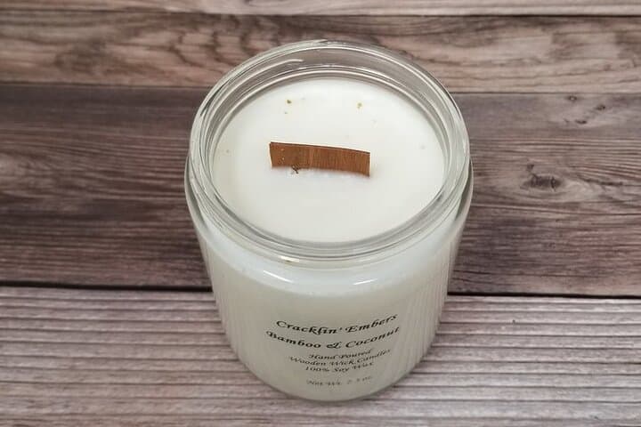 Wood Wick Candle Making Class in Newark — Hands-On Soy Candle Workshop photo 2
