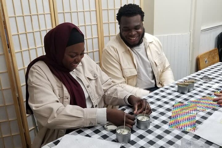 Cotton Wick Candle Making Class in Newark: Hands-On Soy Wax Workshop photo 6