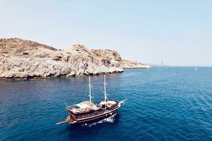 Rhodes Sun & Sea 6‑Hour All‑Inclusive Swimming Cruise with Greek BBQ & Snorkeling photo 2