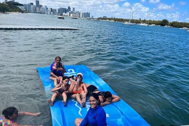 Miami Ocean Playground: 3-Hour Pontoon Tour with Waterslide, Snorkeling & Paddle Sports photo 6