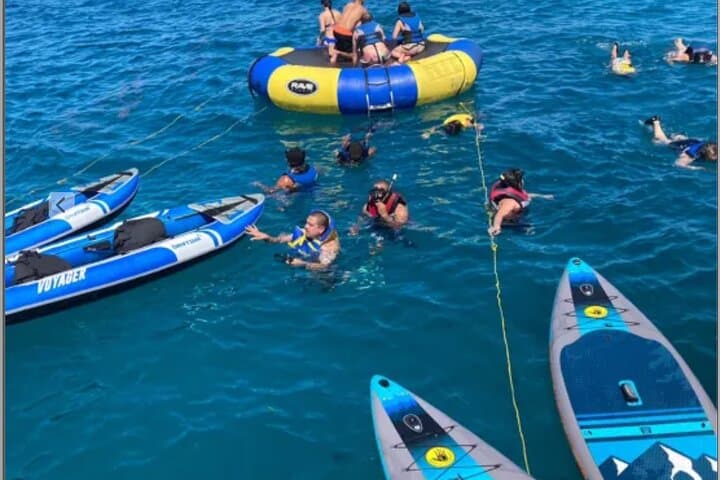 Miami Ocean Playground: 3-Hour Pontoon Tour with Waterslide, Snorkeling & Paddle Sports photo 4