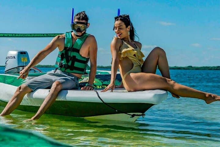 Drive a Speedboat and Snorkel the Nichupté Lagoon & Mayan Reef in Cancun photo 2