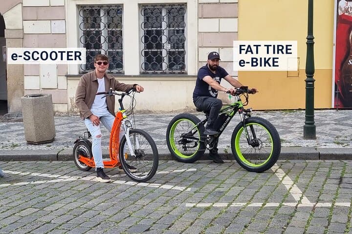 Prague E-Bike & E-Scooter Viewpoint Tour: Castle Hills to Charles Bridge photo 3