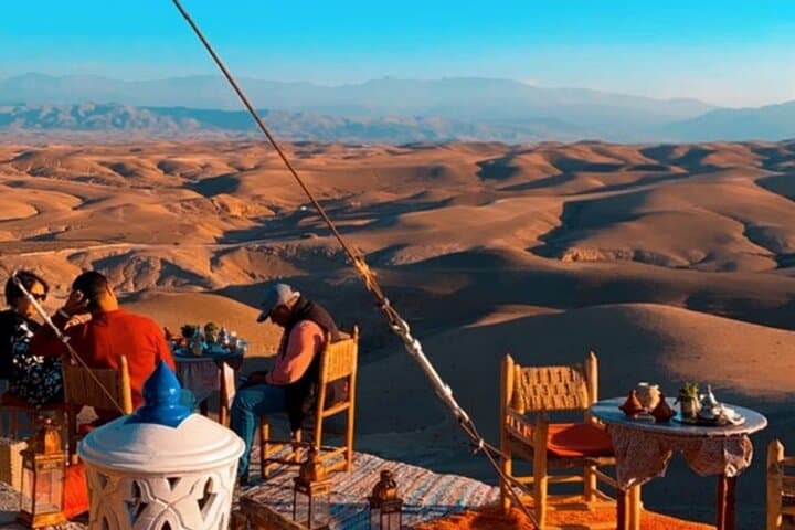 Sunset Camel Ride and Three-Course Dinner in Agafay Desert near Marrakech photo 4