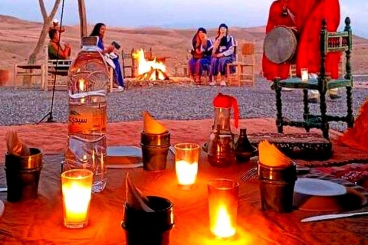 Sunset Camel Ride and Three-Course Dinner in Agafay Desert near Marrakech photo 6