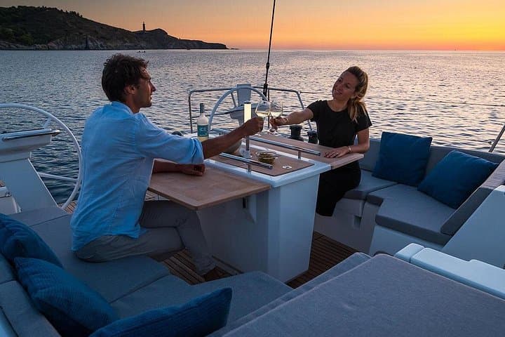 Private Santorini Caldera Sailing Cruise on Beneteau Oceanis 46.1 photo 2
